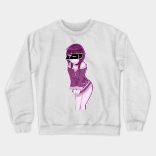 Aesthetic Japanese Girl 8 v3 Crewneck Sweatshirt